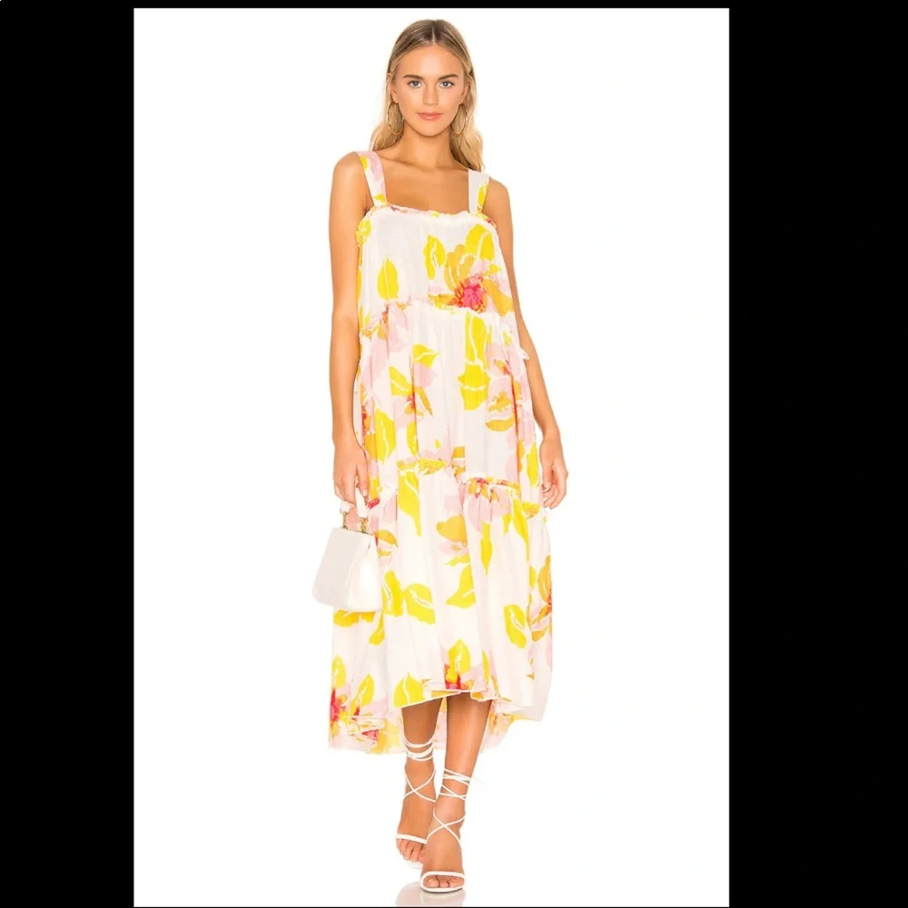 NWT Free People Moonshine Midi Dress - Picture 1 of 9